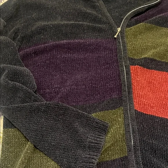 Men's Multicolor Zip-Up Jacket - Picture 5 of 5